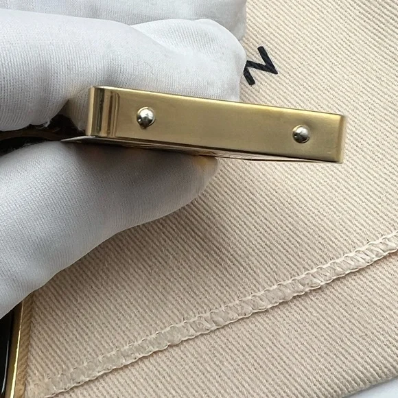 LOUIS VUITTON Porte Cles Confidence Bag Charm Key Ring Gold Metallic M65088 - Picture 17 of 17